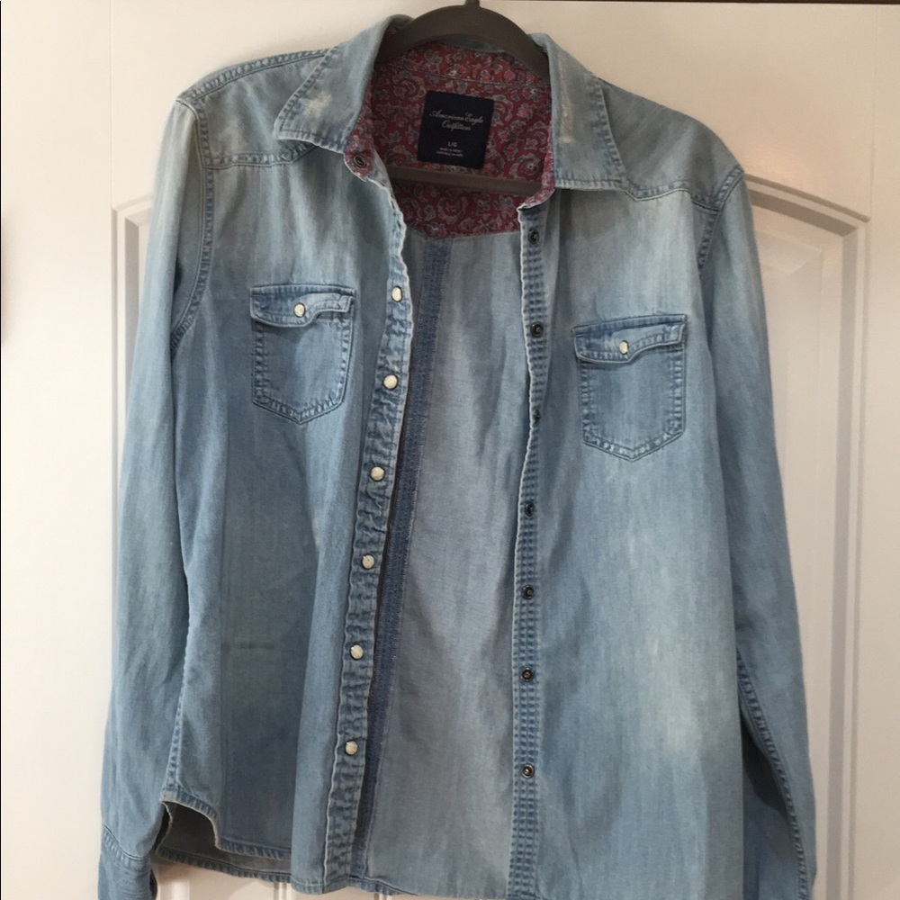 AE Blue Jean button down